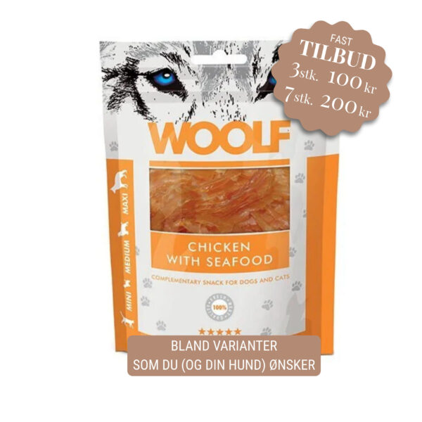 Woolf Chicken Seafood 100g