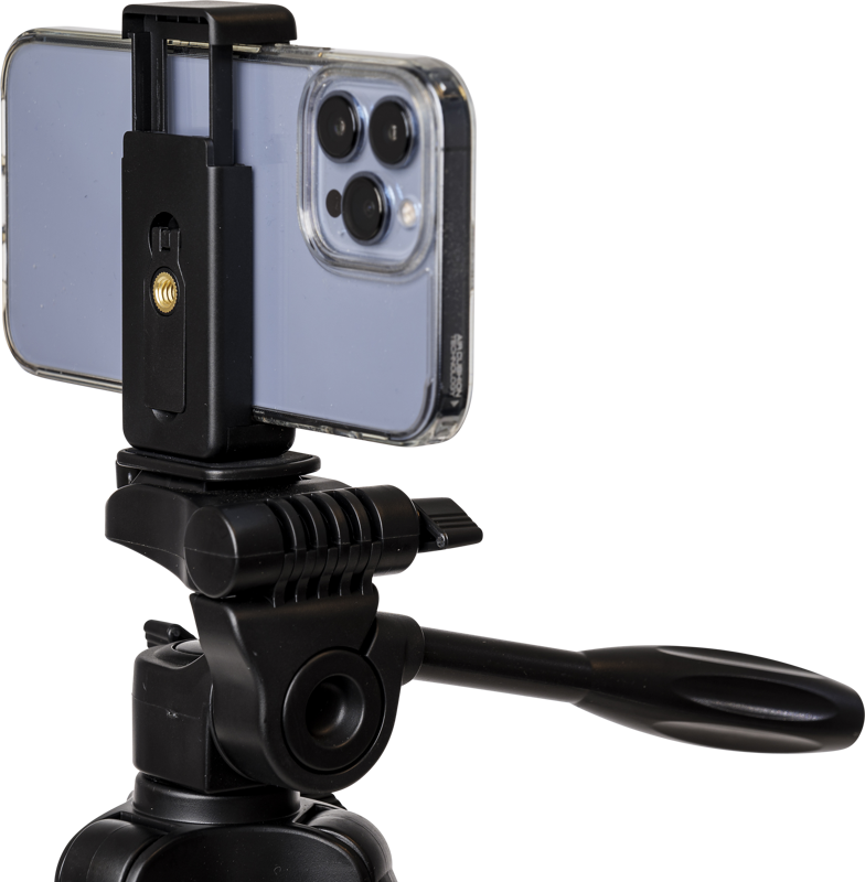 Kamerastativ - stor tripod med teleskopben - Billede 4