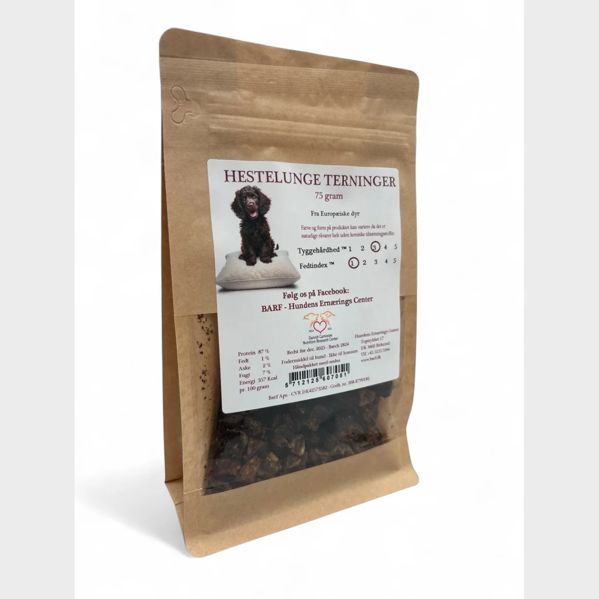 Hestelunge terninger, 75 gram