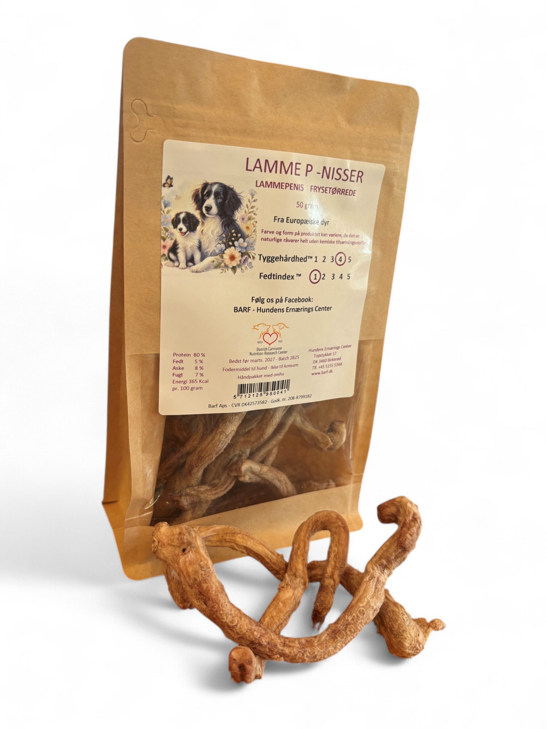 Lammepenis, frysetørrede, 50g