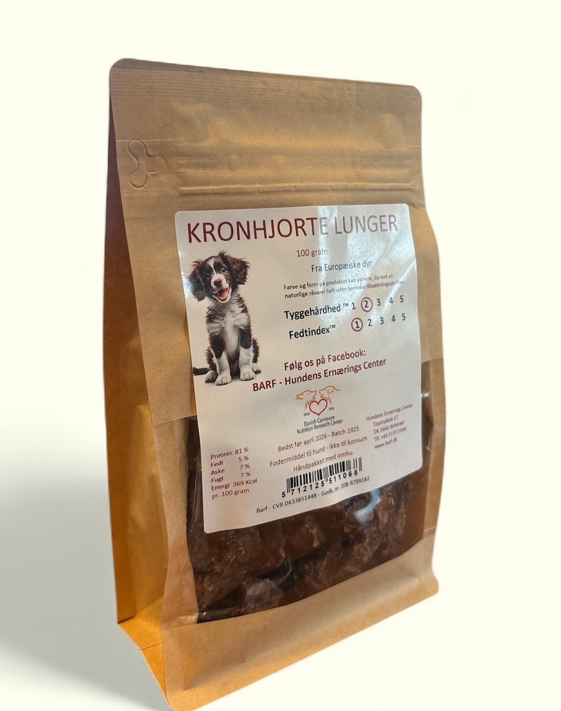 Kronhjortelunger, 100 gram